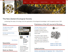 Tablet Screenshot of newzealandecology.org